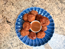 Load image into Gallery viewer, Apple Cinnamon Bites with Sea Salt Caramel Sauce