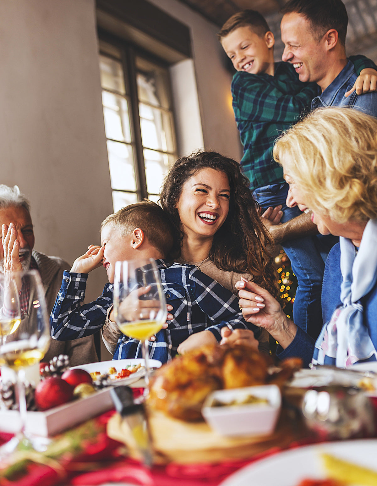 The Cajun Turkey Co. — family at the table