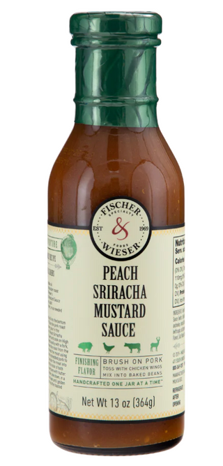 Peach Sriracha Mustard Sauce
