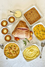 Load image into Gallery viewer, Complete Dinner-1/2 Honey Glazed Spiral Cut Ham Dinner