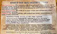 Load image into Gallery viewer, Baked Enchilada Baked Dip Mix
