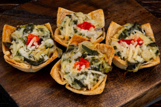 Spinach & Artichokes Tortilla Bites