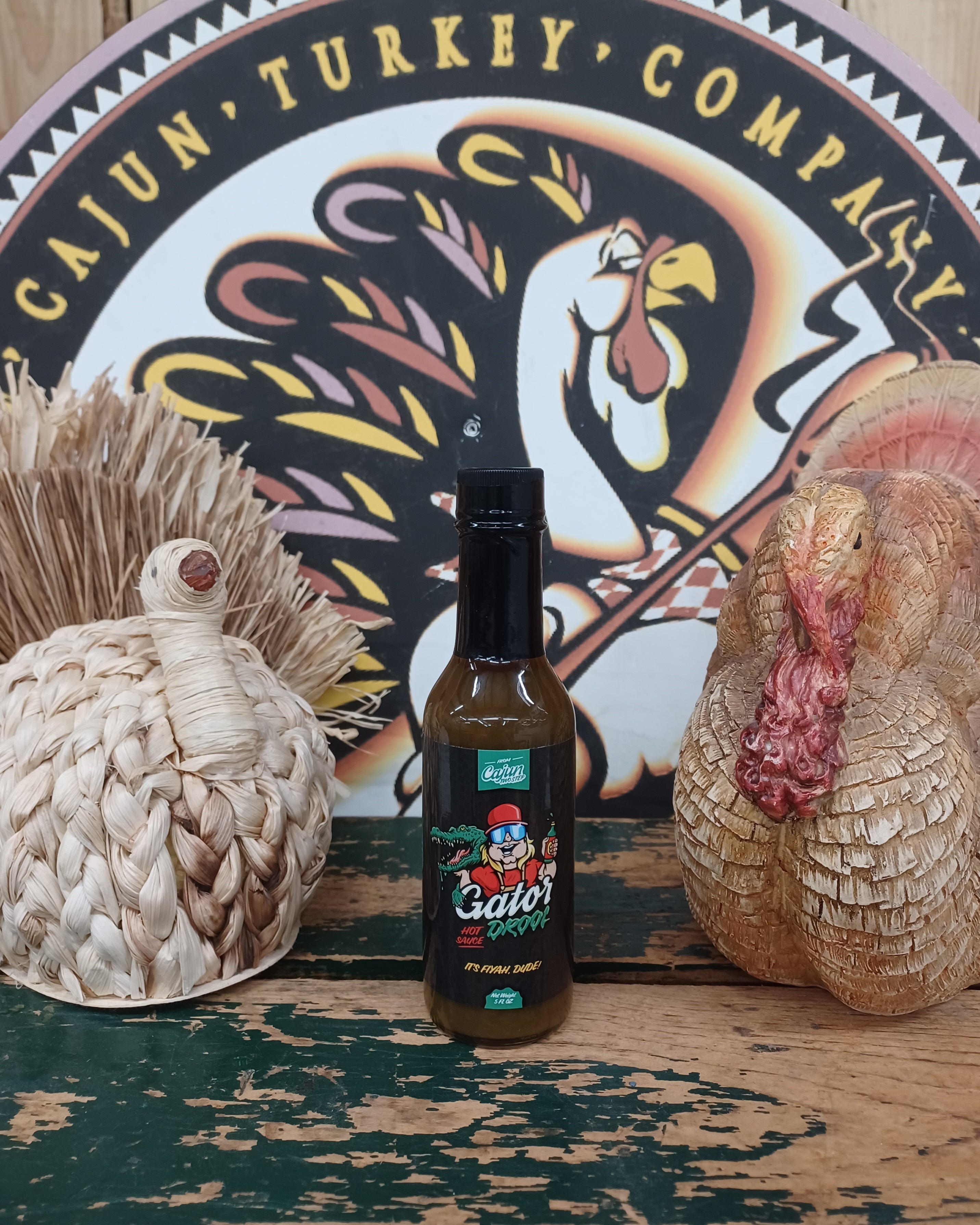 Cajun two step gator drool hot sauce 5 fl oz the cajun turkey company