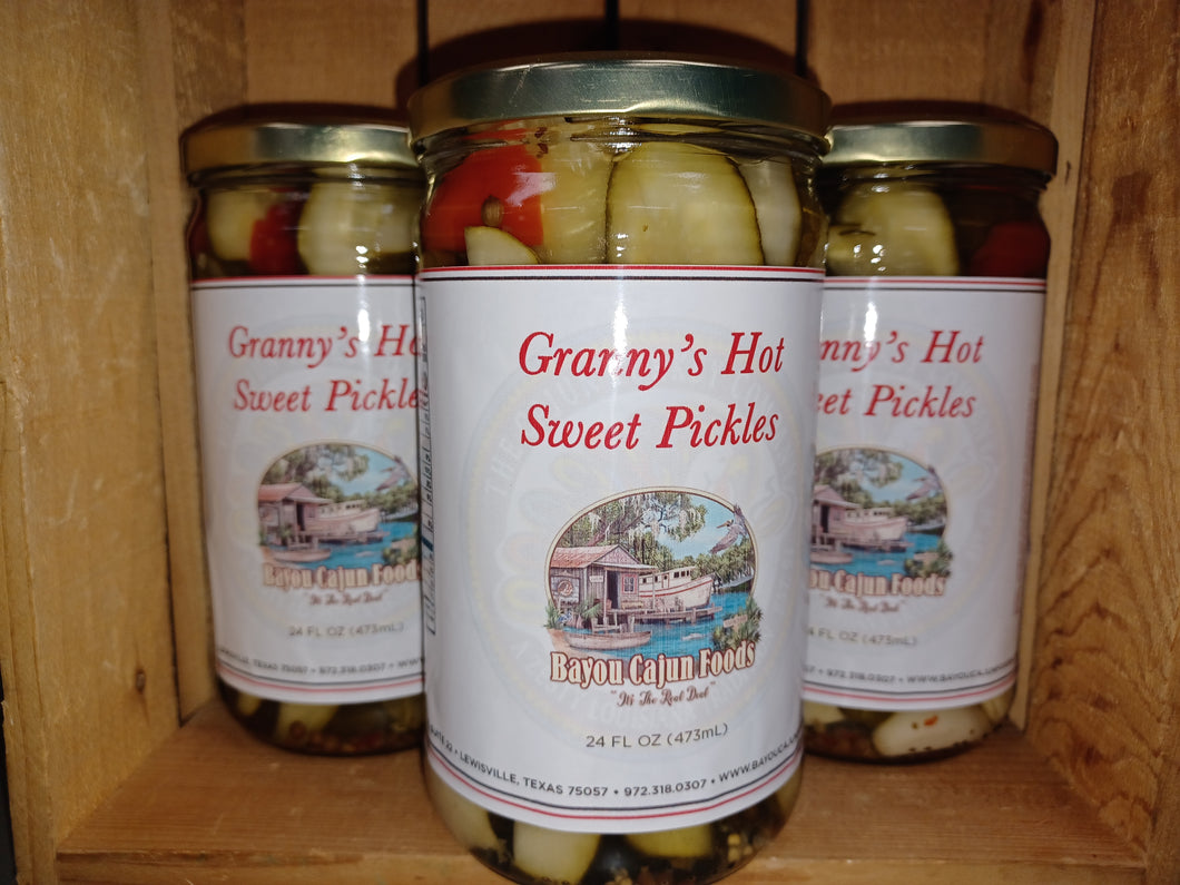 Granny Sweet Hot Pickles