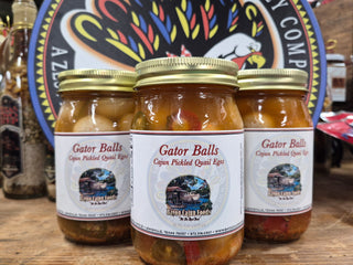 Gator Balls - Cajun Pickled Quail Eggs 3/$35.
