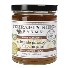 Load image into Gallery viewer, Pineapple Jalapeno Jam with Amber Ale
