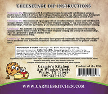 Load image into Gallery viewer, Chocolate Chip Cookie Dough Cheesecake Dip Mix
