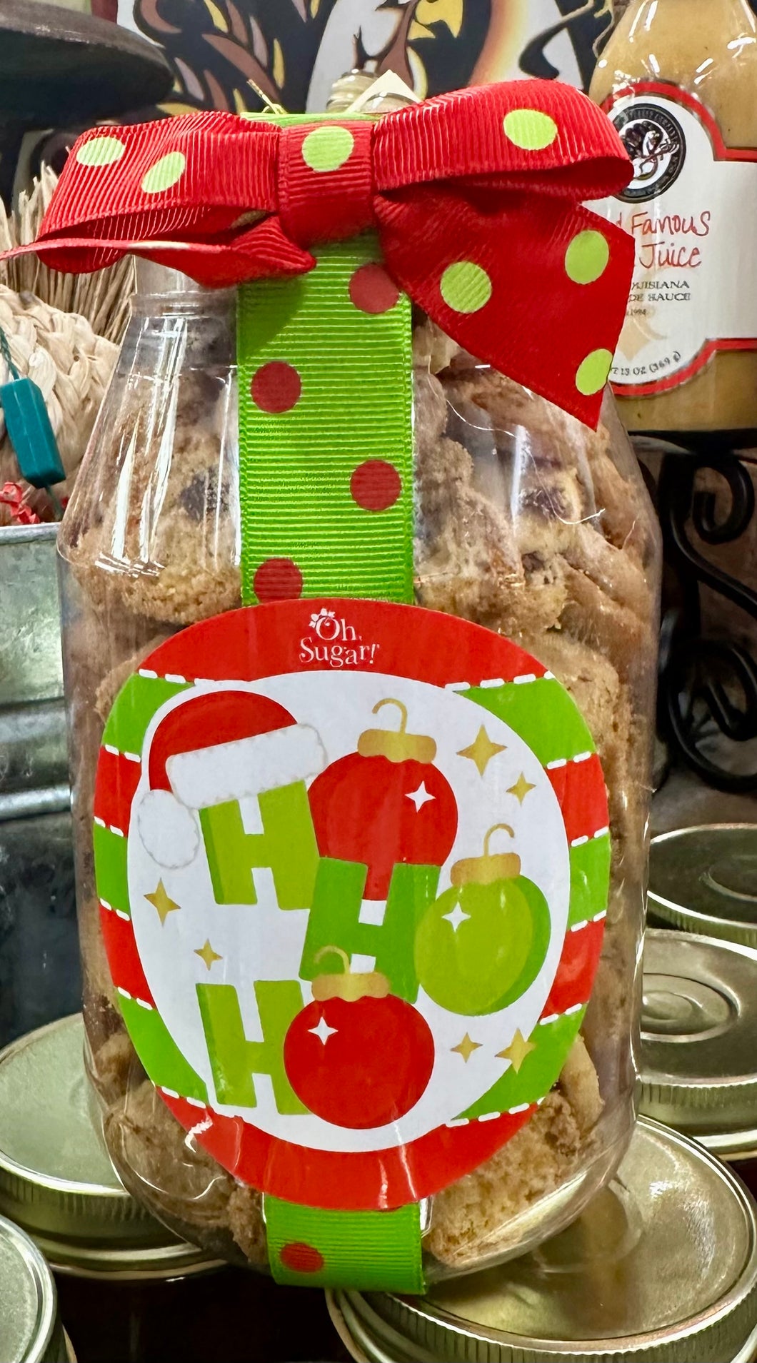 Merry Christmas Ho Ho Ho Oh Sugar! Holiday Chocolate Chip Cookies 10oz