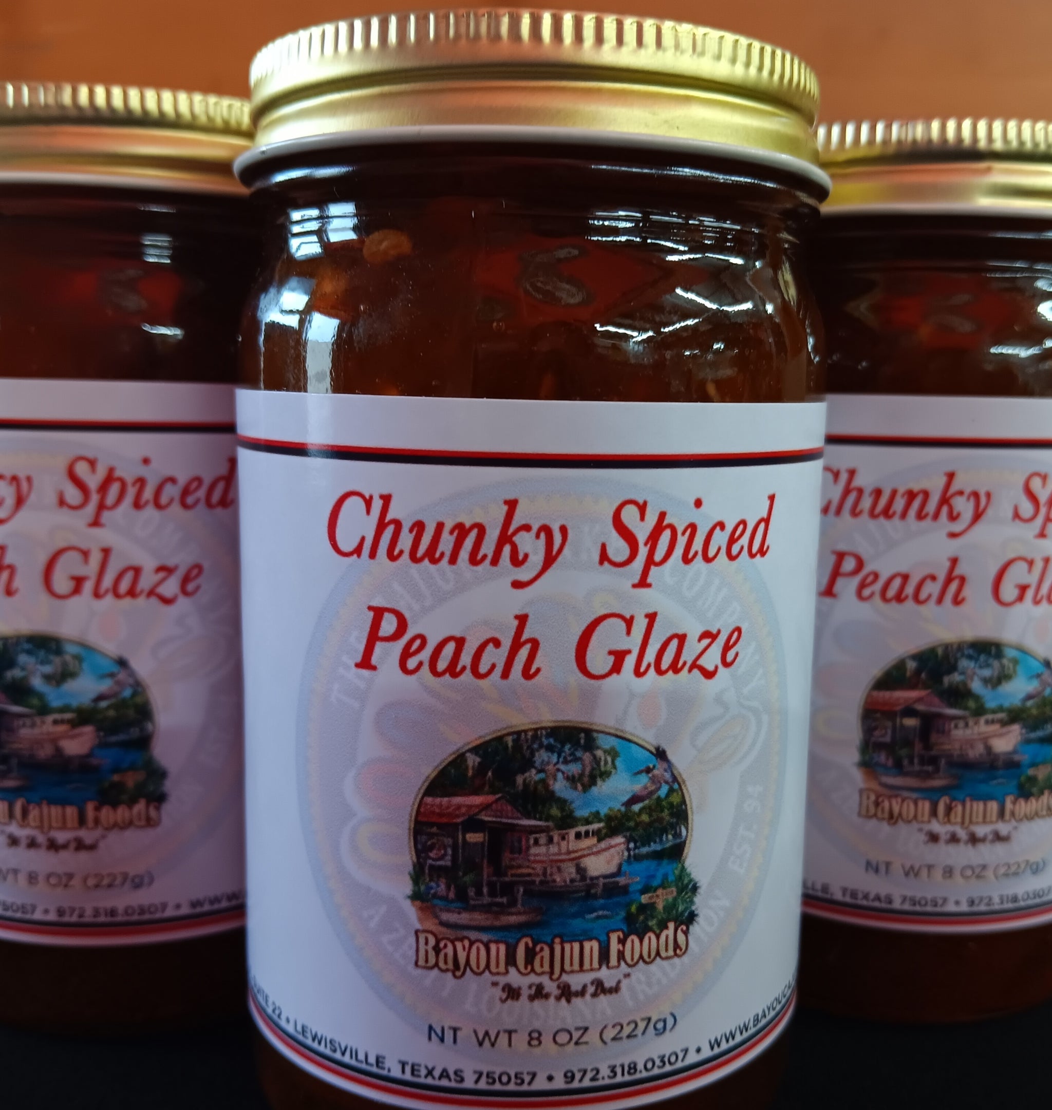 Chunky Spiced Peach Glaze – The Cajun Turkey Company