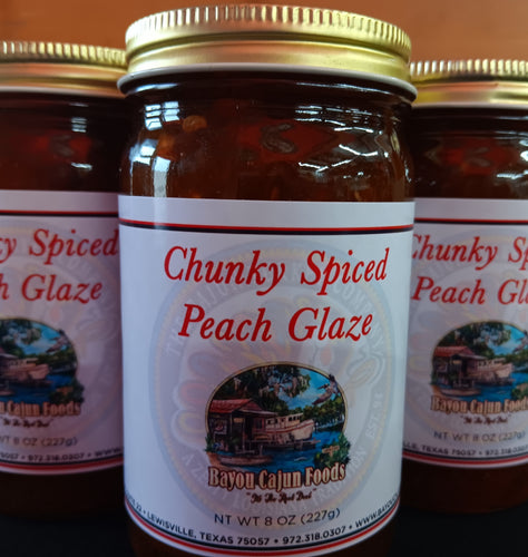 Chunky Spiced Peach Glaze