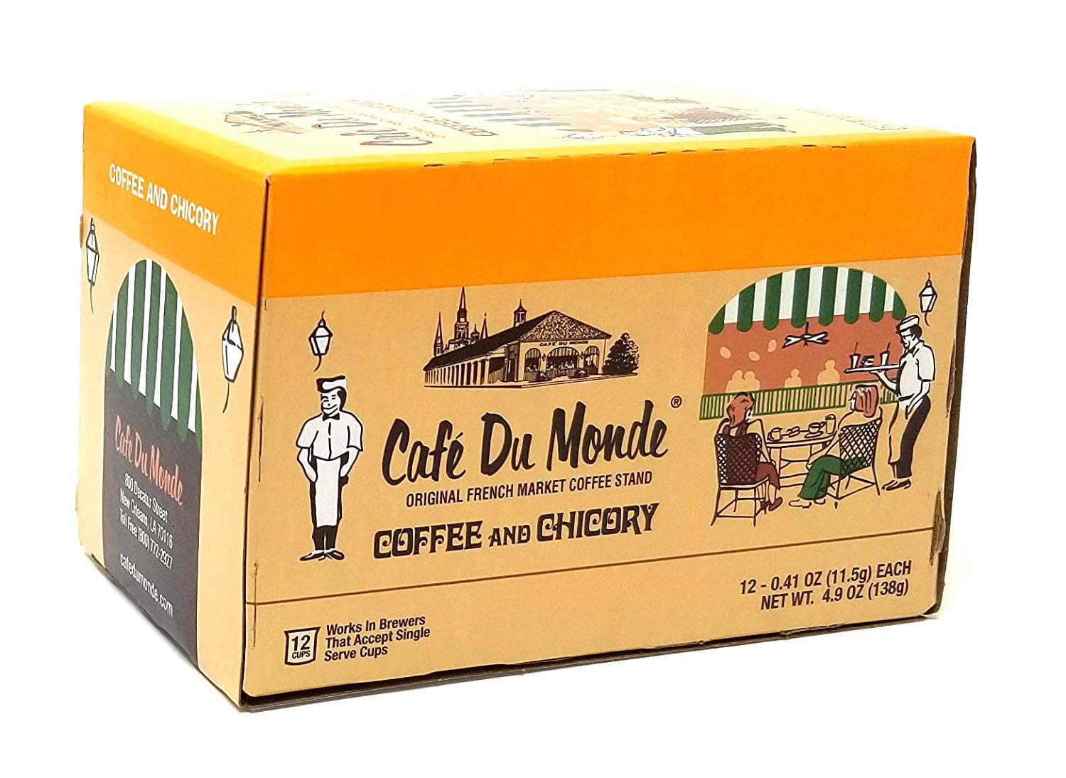 Cafe Du Monde Coffee & Chicory Single Serve Pods – The Cajun