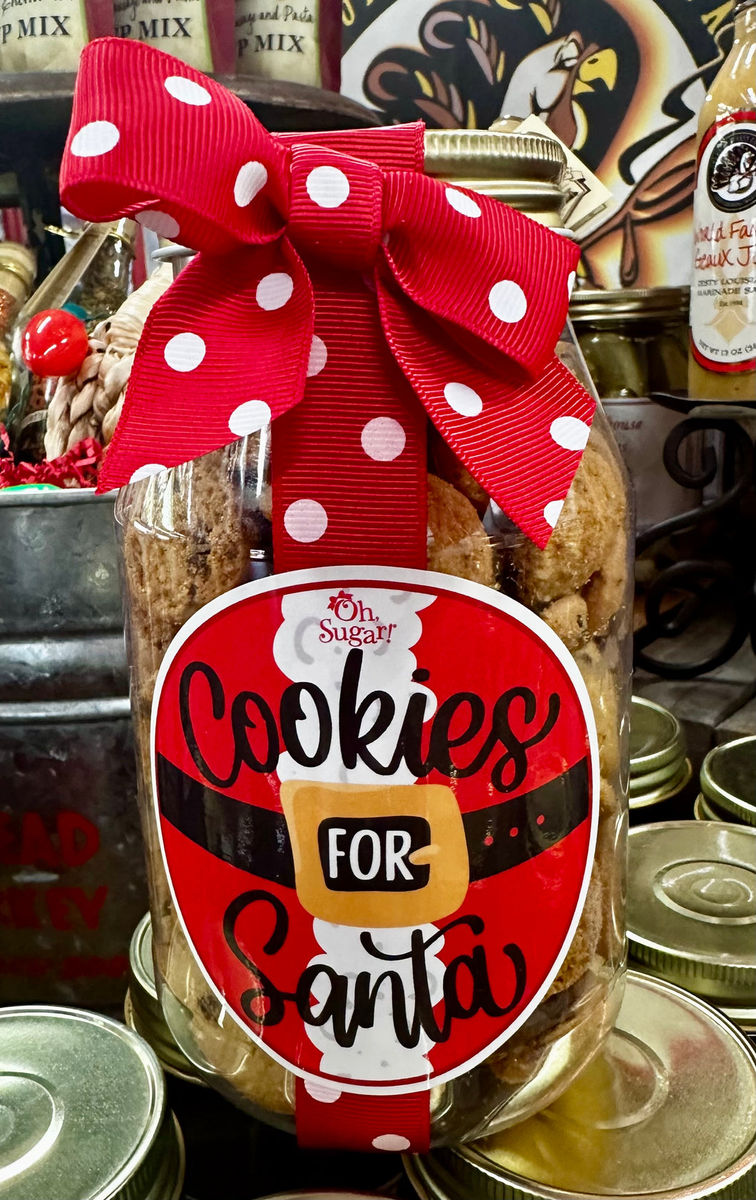 Cookies For SANTA Oh Sugar! Holiday Chocolate Chip Cookies 10oz