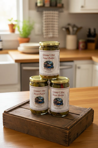 Granny's Hot Sweet Pickles 3/$25