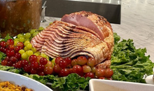 Load image into Gallery viewer, Spicy Cajun Fried Turkey &amp; Honey Glazed Spiral Cut Ham Combo

