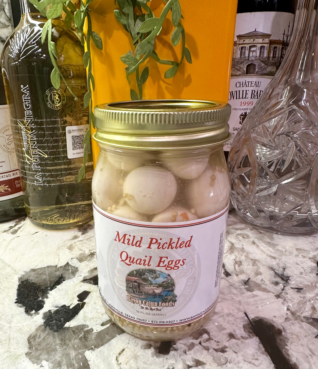 Mild Pickled Quail Eggs