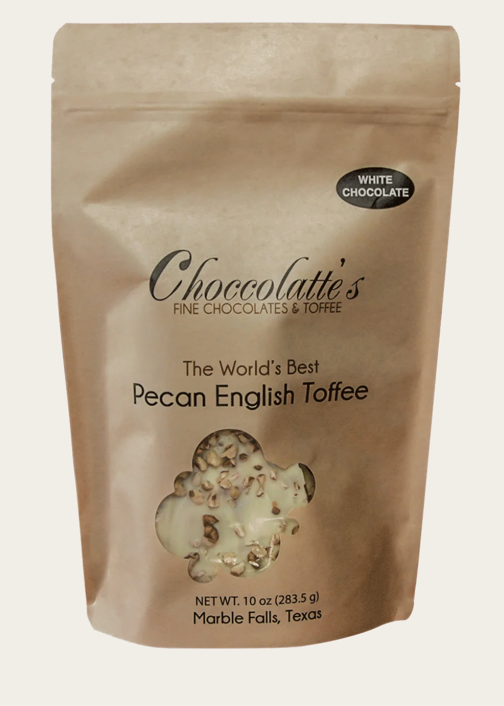 White Chocolate Pecan English Toffee