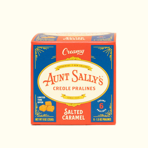Aunt Sally's Creamy Salted Caramel Creole Pralines - 6ct box