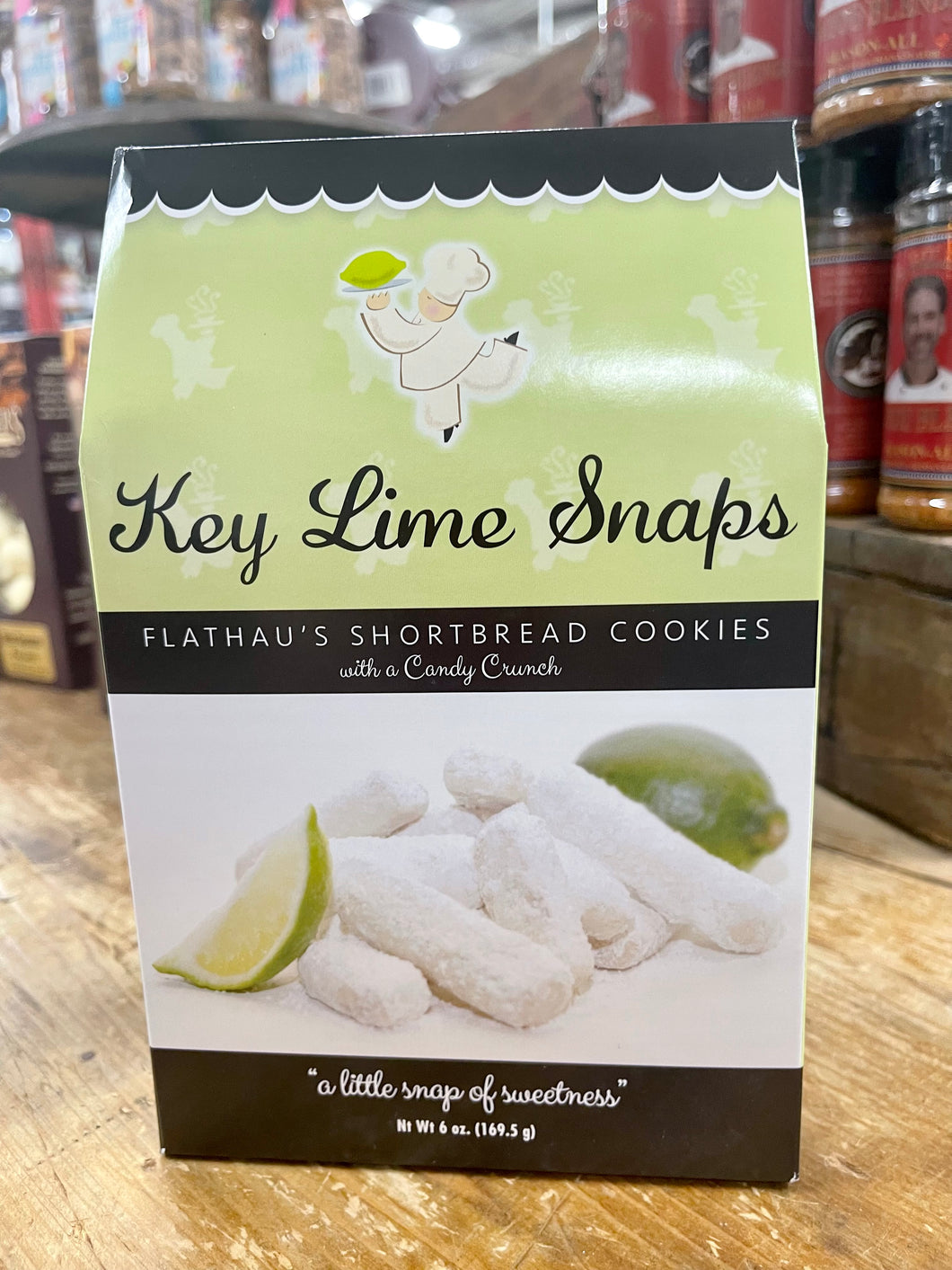 Key Lime Snap Short Bread Cookies