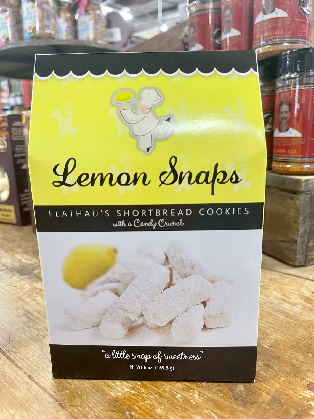 Lemon Snaps Short Bread Cookies